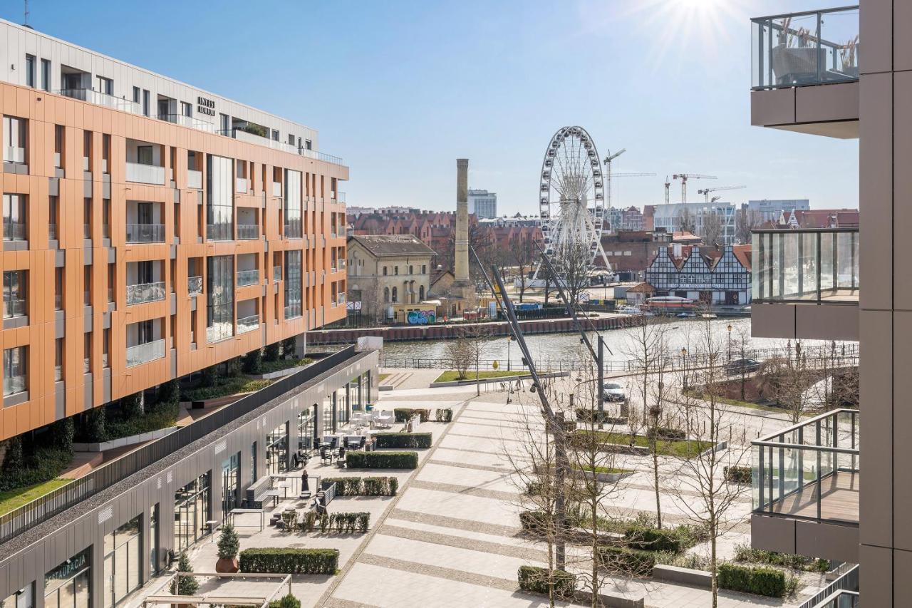 Brabank Riverside By Downtown Apartments Gdansk Bagian luar foto