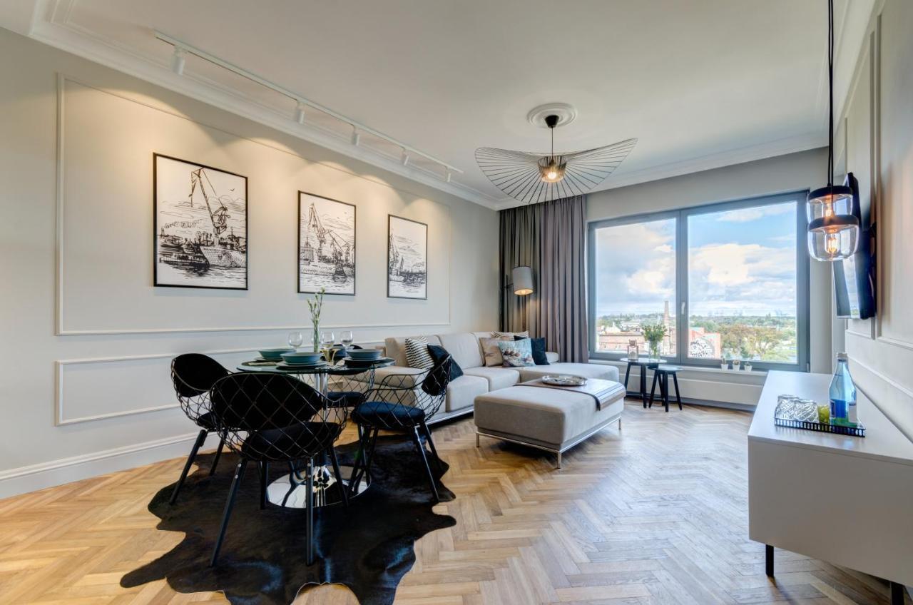 Brabank Riverside By Downtown Apartments Gdansk Bagian luar foto