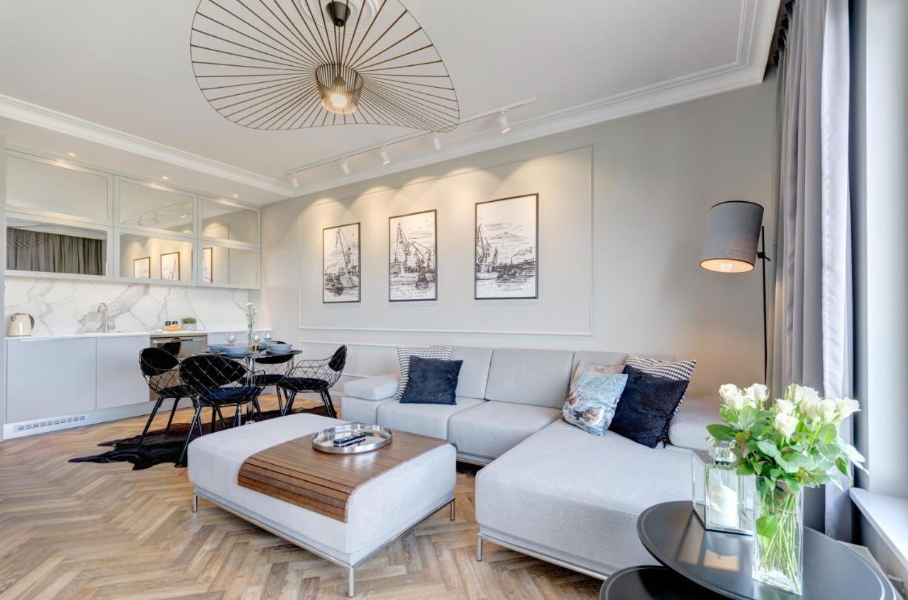 Brabank Riverside By Downtown Apartments Gdansk Bagian luar foto
