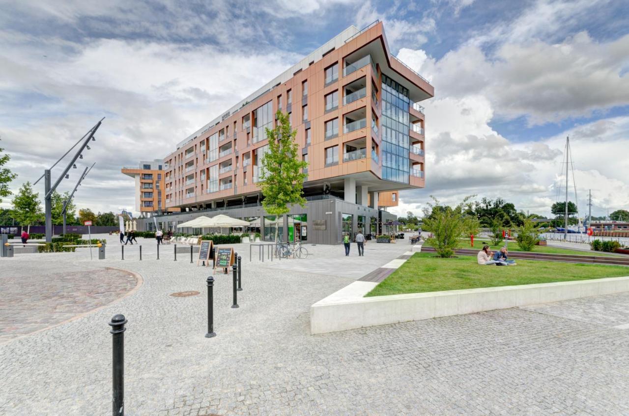 Brabank Riverside By Downtown Apartments Gdansk Bagian luar foto