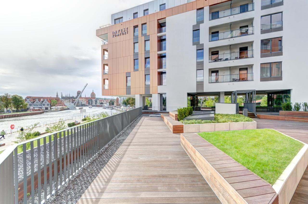 Brabank Riverside By Downtown Apartments Gdansk Bagian luar foto