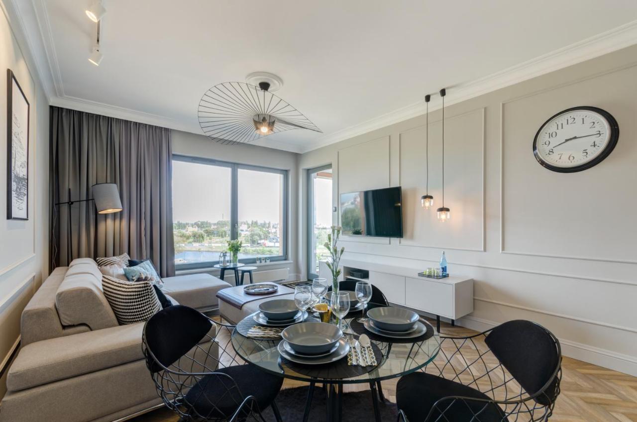 Brabank Riverside By Downtown Apartments Gdansk Bagian luar foto